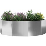  Sadilica Srebrno 120 x 120 x 35 cm Cinkani čelik | shoptok.hr