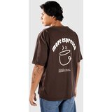 anerkjendt Akvillads Espresso Print T-shirt mulch Cene