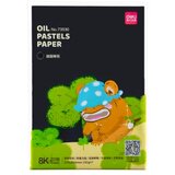  PAPIR ZA CRTANJE ULJANIM PASTELIMA DELI A3 - 20 lista - crni 73930 Cene