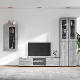  Set TV komoda s ladicama Zidne Siva Sonoma Konstruirano drvo | shoptok.hr