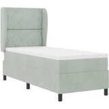  Krevet s opruga kutije Svijetlo siva 200 x 80 cm Baršun | shoptok.hr