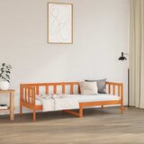  Krevetna konstrukcija s uzglavljem Vosak smeđa 80 x 200 cm | Eponuda.com