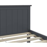  Okvir za krevet od masivne borovine sivi 200 x 200 cm | shoptok.hr