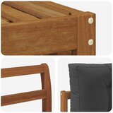  Set vanjskih sofa 6 kom. Prirodna i antracit | shoptok.hr