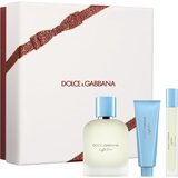Dolce & Gabbana Light Blue Pour Homme EDT Trio Gift Set darilni set za moške Cene