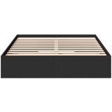  Okvir za krevet s ladicama crni 120x190 cm konstruirano drvo | shoptok.hr
