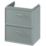 Cersanit S1021-007 - Viseći kupatilski ormarić ispod umivaonika MILLE SLIM 50x35 cm mint zelena | Eponuda.com