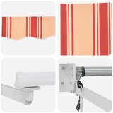 Nadstrešnica Žuta i narančasta 300 x 250 cm Poliester i metal | shoptok.hr