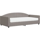  Dnevni krevet s madracem svjetlosivi 100 x 200 cm od tkanine | shoptok.hr