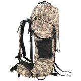  Ruksak za planinarenje maskirno smeđa 60 L od tkanine Oxford | shoptok.hr