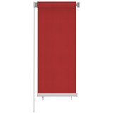 vidaXL Zunanje rolo senčilo 60x140 cm rdeče HDPE Cene