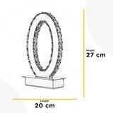 Lesnina XXXL NAMIZNA LED-SVETILKA 20/27 cm | Shoptok.si