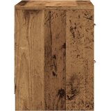  Noćni ormarić boja staro drvo 40x30x40 cm od konstruiranog drva | shoptok.hr