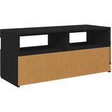 TV ormarić s LED svjetlima crni 90x35x40 cm | shoptok.hr