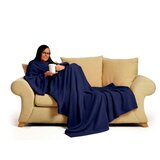 Odeja z rokavi Snug-Rug Deluxe - temno modra | Shoptok.si