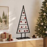  Metalna božićna jelka KUOPIO 150 cm Metal Crna | shoptok.hr