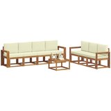  Set vanjskih sofa 8 kom. Prirodna i krem | shoptok.hr