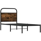 vidaXL Okvir kreveta bez madraca dimljena boja hrasta 80x200 cm drveni | shoptok.hr