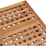  3-dijelni sklopivi vrtni blagovaonski set od masivne tikovine Smeđa | Shoptok.si