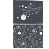 Tekstilni podmetač 2 kom s božićnim motivom 35x45 cm Christmas Deco –