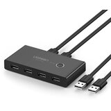 Ugreen USB 2x4 Sharing Switch Selector Black | shoptok.hr