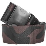 Urban Classics Accessoires Jaquard Camo Belt Black/Brown Cene