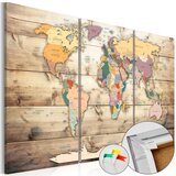  Slika na plutenoj podlozi - Map of Dreams [Cork Map] 90x60 Cijene