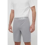 Calvin Klein Underwear Pižama kratke hlače moški, siva barva