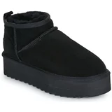 PLATFORM SHEEPSKIN BOOT Crna