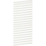 Profil za rubove vrta 20 kom. 100 x 10 x 5 cm Čelik Bijela | shoptok.hr