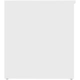  Škrinja za pohranu bijela 84 x 42 x 46 cm od konstruiranog drva | shoptok.hr