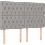  Krevet box spring s madracem svjetlosivi 140x200 cm od tkanine | shoptok.hr