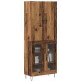  Highboard 2 pcs Staro drvo Inženjersko drvo i staklo | Eponuda.com
