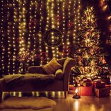  LED svjetlosna zavjesa – 200 LED lampica, toplo bijela | shoptok.hr