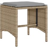  4-dijelni set vrtnih sofa s jastucima bež od poliratana | shoptok.hr