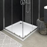 vidaXL Kvadratna ABS tu&scaron; kad bela 80x80 cm cene