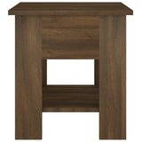  Stolić za kavu smeđa boja hrasta 40x40x42 cm konstruirano drvo | Shoptok.si