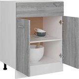  Spodnja omarica siva sonoma 60x46x81,5 cm inženirski les, (20716440) | Shoptok.si