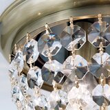 Orion dlu 1840/35 - kristalna plafonska lampa plafond 3xE27/40W/230V prečnik 35 cm bronza | Eponuda.com
