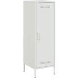  The Living Store Visoka omara bela 36x39x113 cm jeklo - Visoka Omara, (21495899) | Shoptok.si