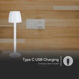  LED Prigušiva punjiva stona lampa LED/3W/5V 3000K bela | Eponuda.com