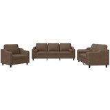 vidaXL 3-dijelni set sofa s jastucima smeđi od tkanine Cijene