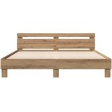  Krevetna konstrukcija Umjetnički hrast 203 x 185 x 70 cm | shoptok.hr