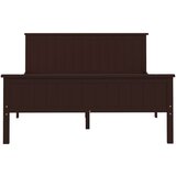  Za krevet od masivne borovine tamnosmeđi 120 x 200 cm | shoptok.hr