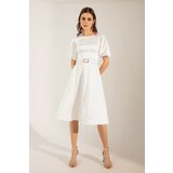Lafaba Evening & Prom Dress - White - A-line Cene'.'