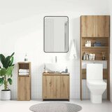 vidaXL Ormarić za umivaonik smeđa boja hrasta 60x33x60 cm drveni | shoptok.hr