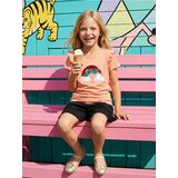 Sinsay Pamučna majica s ukrasnim šljokicama | shoptok.hr