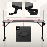 Huzaro Hero 4.6 Crni Podesivi Gaming sto 160x60cm | Eponuda.com
