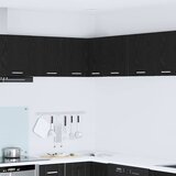 Viseći ormarić s pohranom Crni hrast i bijela 57 x 57 x 40 cm | Eponuda.com