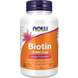 Now Foods biotin 5000 mcg – podrška energiji i imunološkom sistemu 60 kapsula